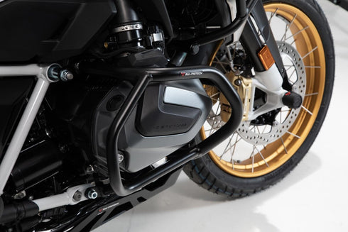 Protecciones laterales de motor. Negro. BMW R 1250 GS (18-), R1250 R/RS (18-).